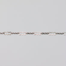 Load image into Gallery viewer, Hannah Permanent Jewelry Chain, Crinkled Paperclip Design and Links, Available in Gold Options and Silver