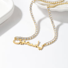 Load image into Gallery viewer, Luxe Arabic Tennis Chain