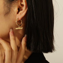 Load image into Gallery viewer, Sleek Signature Name Earrings