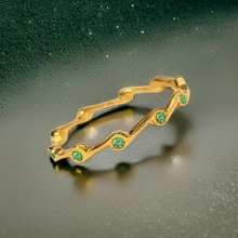 Load image into Gallery viewer, Peridot Birthstone Stacker Ring