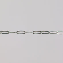 Load image into Gallery viewer, Chloe Permanent Jewelry Chain, Oval Cable Design, Flat Oval Links, Available in Gold Options and Silver