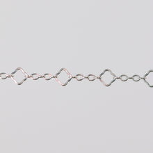 Load image into Gallery viewer, Alessia Permanent Jewelry Chain, Clover Design, Oval Links, Available in Gold Filled and Silver