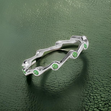 Load image into Gallery viewer, Peridot Birthstone Stacker Ring