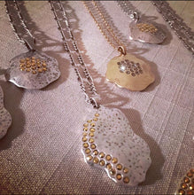 Load image into Gallery viewer, Crystal Waning Gibbous Moon Necklace