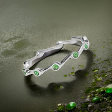Load image into Gallery viewer, Peridot Birthstone Stacker Ring