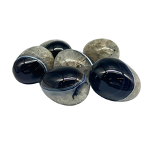 Load image into Gallery viewer, Black Banded Agate Egg $16.99