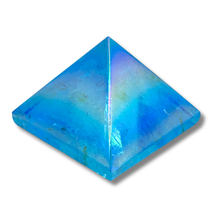 Load image into Gallery viewer, Blue Aura Quartz Pyramid