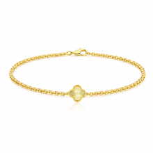 Load image into Gallery viewer, Rosalie Clover Chain Bracelet