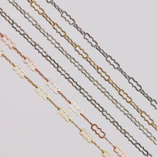 Load image into Gallery viewer, Hannah Permanent Jewelry Chain, Crinkled Paperclip Design and Links, Available in Gold Options and Silver