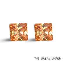 Load image into Gallery viewer, Champagne Cubic Zirconia AAA quality Lab-grown Loose Gemstone