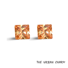 Load image into Gallery viewer, Champagne Cubic Zirconia AAA quality Lab-grown Loose Gemstone