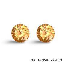 Load image into Gallery viewer, Champagne Cubic Zirconia AAA quality Lab-grown Loose Gemstone