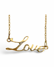 Load image into Gallery viewer, Love Script Necklace