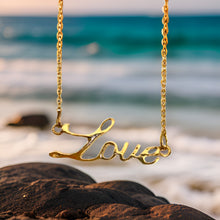 Load image into Gallery viewer, Love Script Necklace