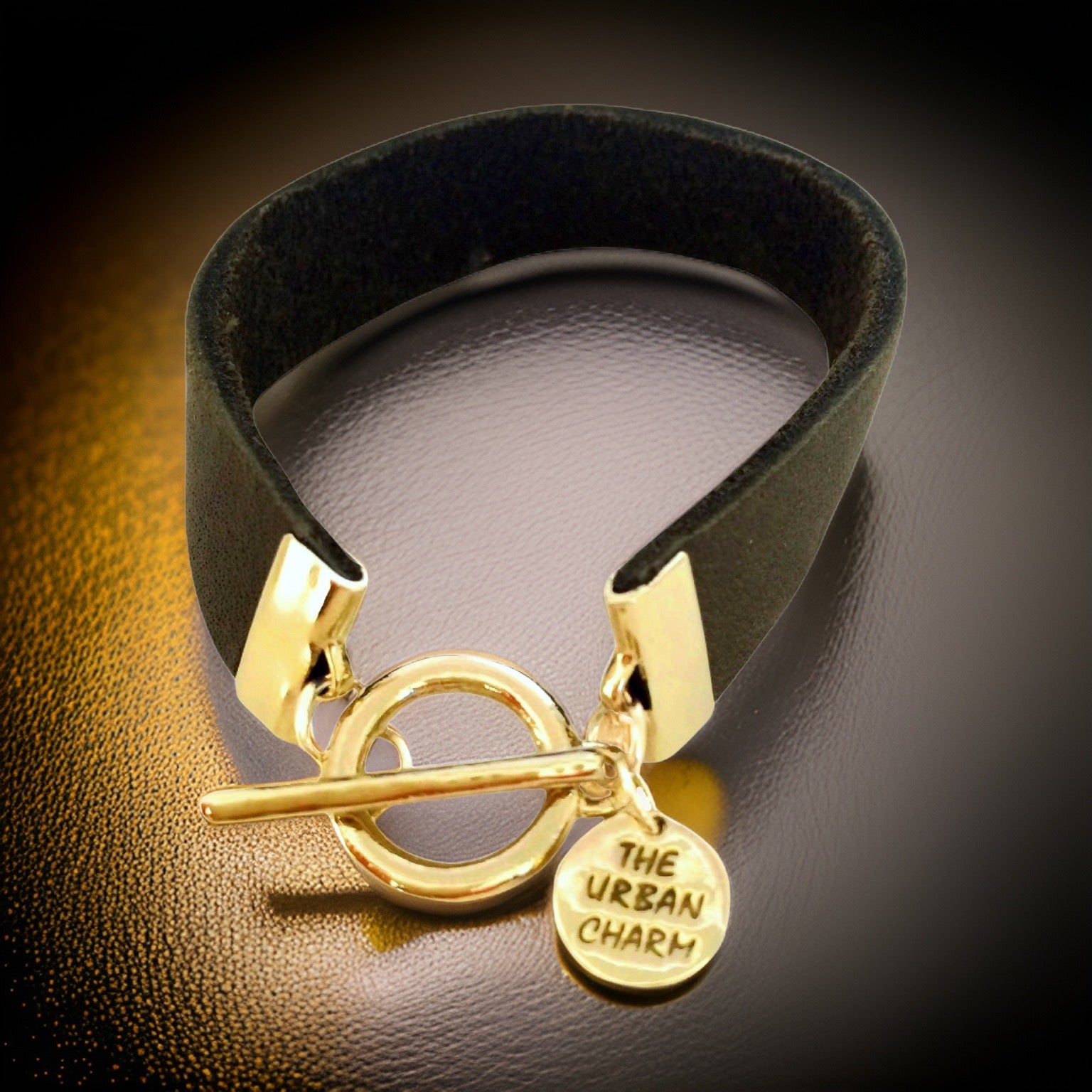Distressed Olive Leather Color Band Bracelet by The Urban Charm – The ...