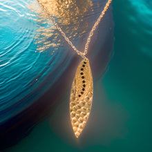 Load image into Gallery viewer, Silver Navette Sun Rays Silver Necklace