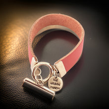 Load image into Gallery viewer, Orange Leather Color Band Bracelet