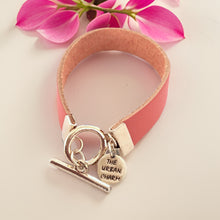 Load image into Gallery viewer, Orange Leather Color Band Bracelet