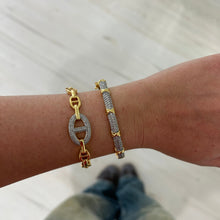 Load image into Gallery viewer, Kit Two Tone Pave Bracelet