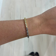 Load image into Gallery viewer, Spencer Two-Tone Bezel Tennis Bracelet