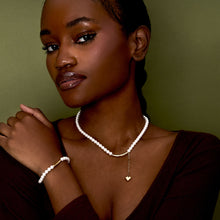 Load image into Gallery viewer, Lover's Crescent Pearl Bracelet
