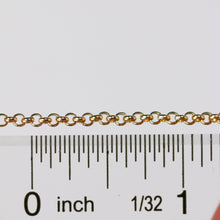 Load image into Gallery viewer, Nicole Permanent Jewelry Chain, Rolo Design, Uniform Round Links, Available in Gold Filled and Silver