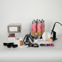 Load image into Gallery viewer, Platinum Permanent Jewelry Starter Kit with a Black Stylus and Orion mPulse®