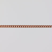 Load image into Gallery viewer, Maria Permanent Jewelry Chain, Curb Chain Design, Flat Lay Links, Available in Gold Options and Silver