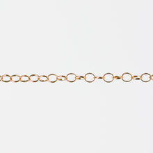 Load image into Gallery viewer, Lucy Permanent Jewelry Chain, Belcher Design, Round Links, Available in Gold Options and Silver