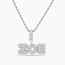 Load image into Gallery viewer, Luxe Pavé Letter Necklace