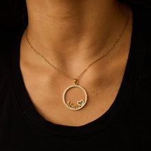 Load image into Gallery viewer, Iced Halo Name Necklace