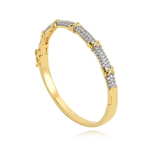Load image into Gallery viewer, Kit Two Tone Pave Bracelet