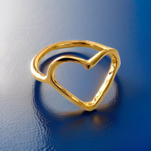 Load image into Gallery viewer, Heart Shaped Ring by The Urban Charm