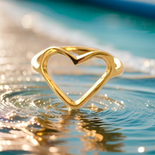Load image into Gallery viewer, Heart Shaped Ring by The Urban Charm