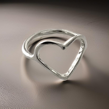 Load image into Gallery viewer, Heart Shaped Ring by The Urban Charm