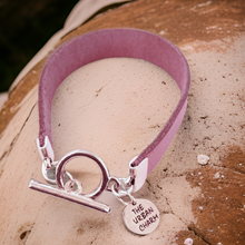 Load image into Gallery viewer, The Urban Charm Pink Leather Color Band Bracelet