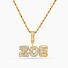 Load image into Gallery viewer, Luxe Pavé Letter Necklace