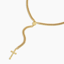 Load image into Gallery viewer, Mid-Sized Rosary Cuban Chain