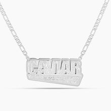 Load image into Gallery viewer, Double Plated Luxe Block Name Necklace
