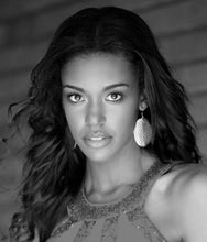 Load image into Gallery viewer, Hammered Oval Domed Dangle Earrings