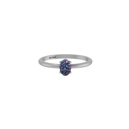 Titanium Druzy Ring $30.00