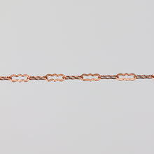 Load image into Gallery viewer, Hannah Permanent Jewelry Chain, Crinkled Paperclip Design and Links, Available in Gold Options and Silver
