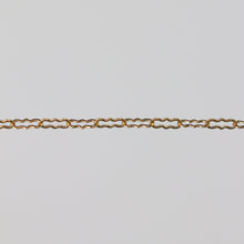 Load image into Gallery viewer, Hannah Permanent Jewelry Chain, Crinkled Paperclip Design and Links, Available in Gold Options and Silver
