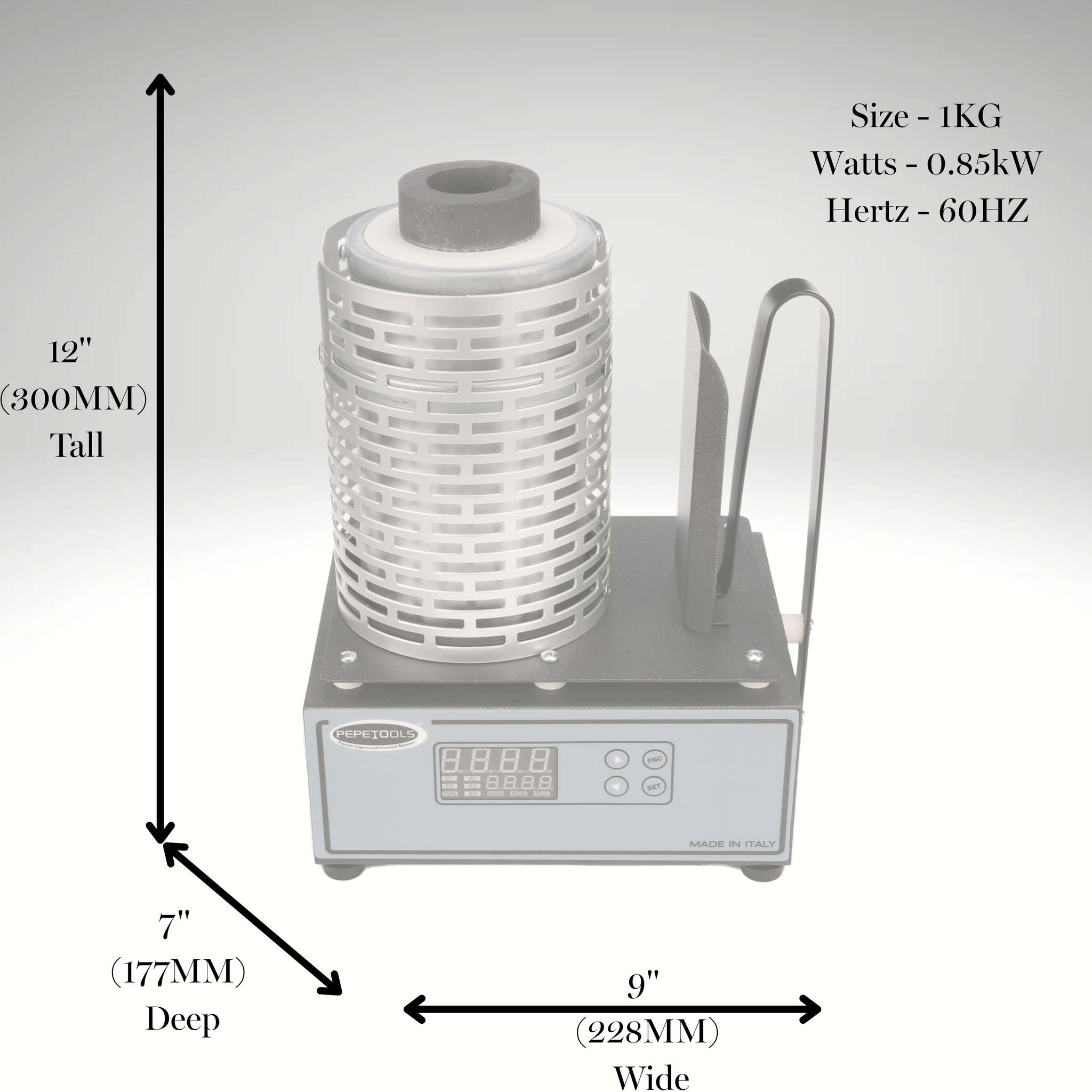 Tilt-Pour Electro-Melt Furnace for Silver, Gold, and more