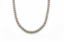 Load image into Gallery viewer, 4mm Round Faceted Beads – Gemstone Colors – 15” Strand | Urban Charm - Gray
