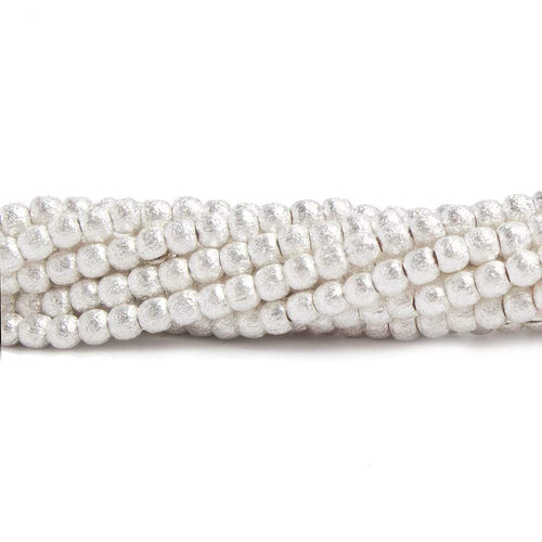 2mm Brushed Round Beads