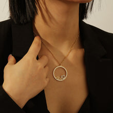 Load image into Gallery viewer, Iced Halo Name Necklace
