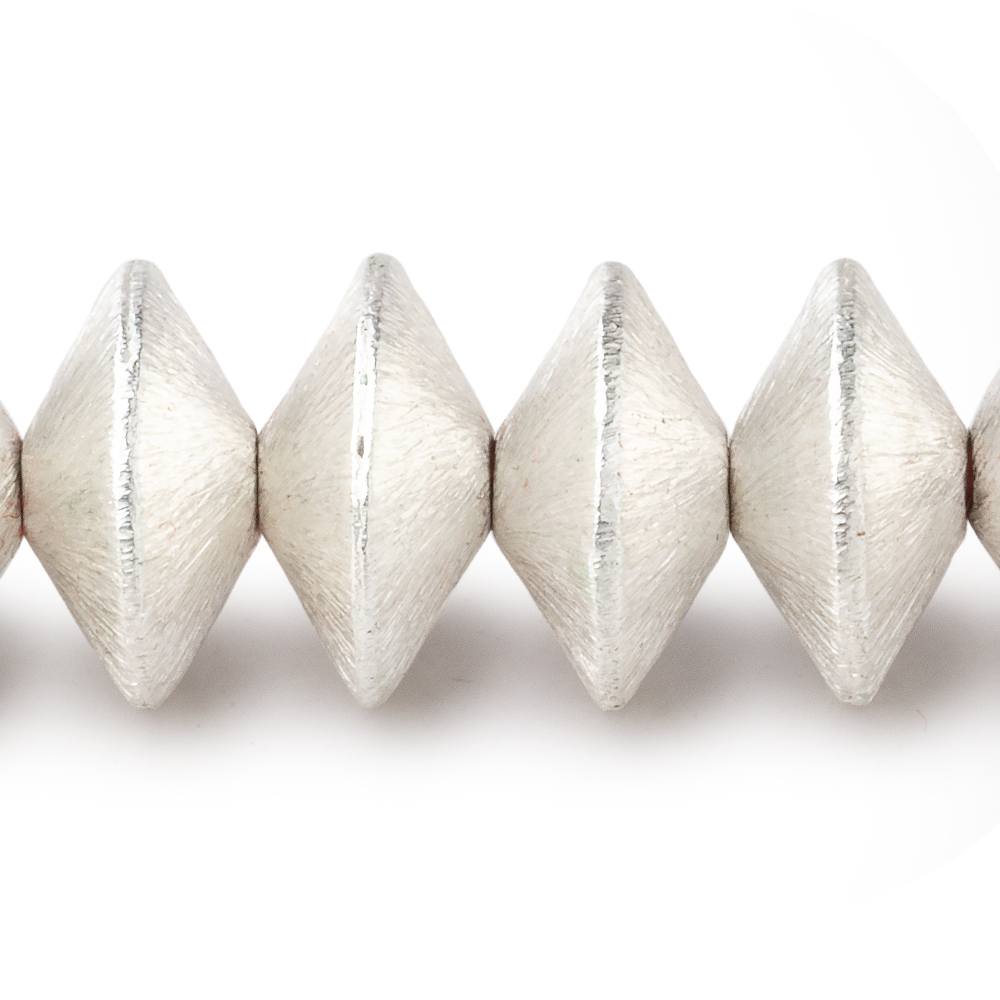 14x7mm Brushed Disc Beads