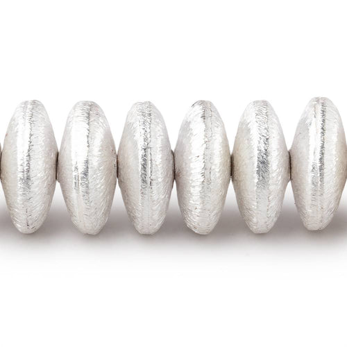 12mm Brushed Disc Beads