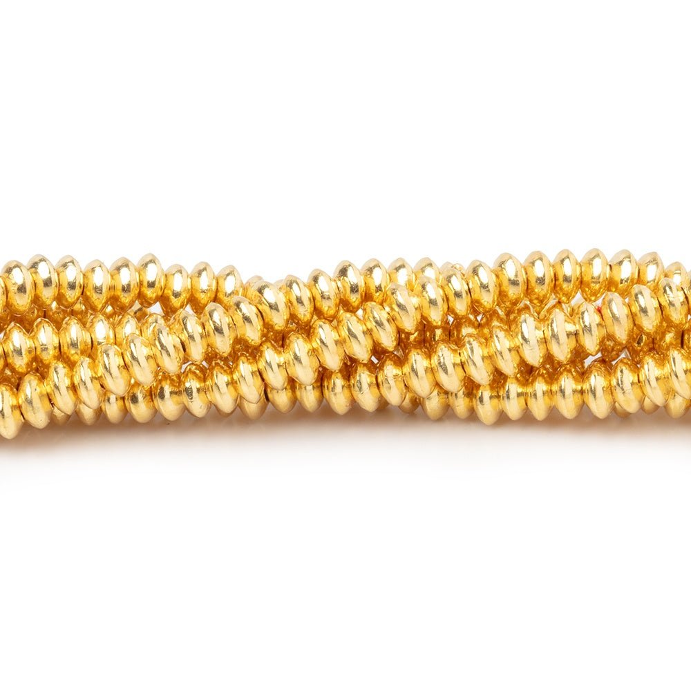 3mm Polished Disc Beads